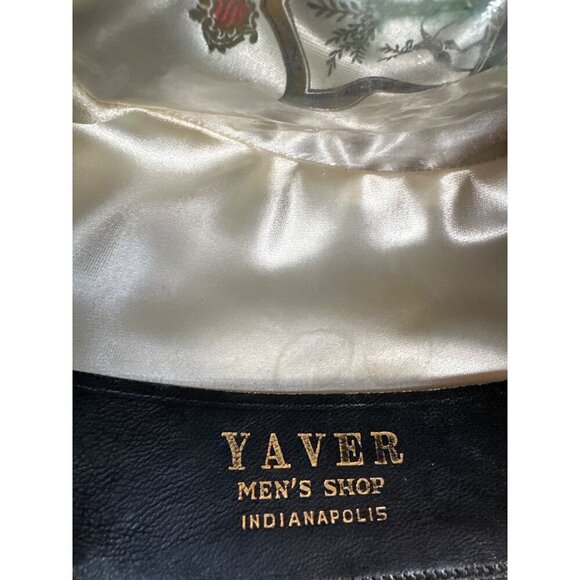 Vintage Schoble Cushionaire Brown Fedora Hat With Black Ribbon Band 7 1/8 - Picture 7 of 7